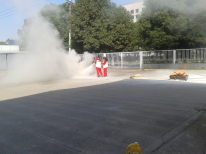 Fire extinguisher insufflations drilling(QD)