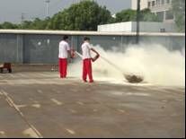 Fire extinguisher insufflations drilling(PD)